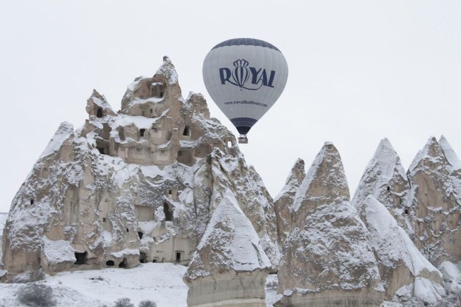 Cappadocia: Royal Queen Hot Air Balloon Tour at Sunrise - One hour above the valleys