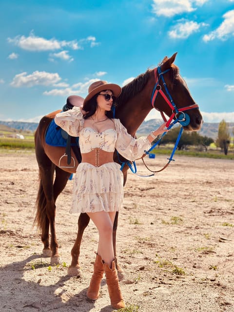 Cappadocia's Sunrise Horseback Riding - Red Valley and the changing sky