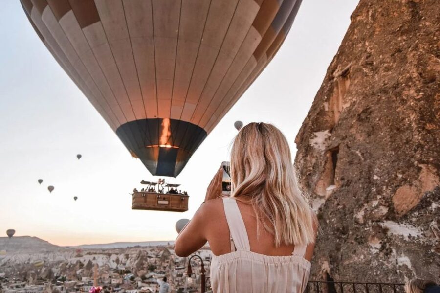 Cappadocia: Sunrise Balloon Watching Tour with Photographer - Love Valley brings the fairy chimneys into the frame