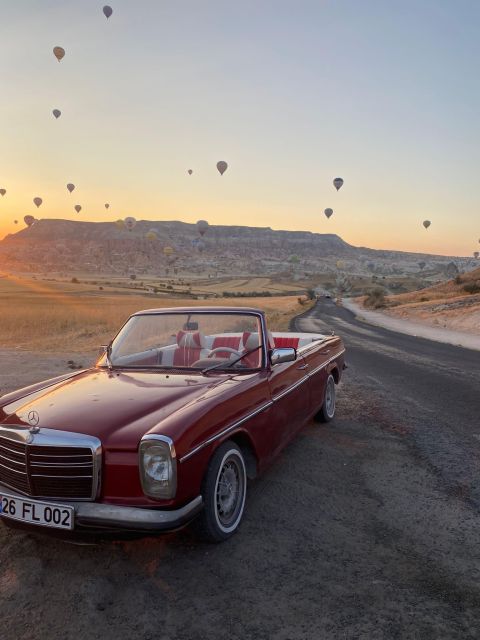 Cappadocia: Sunrise, Day Tour & Sunset Classic Car Tour - Sunrise begins before the balloons rise