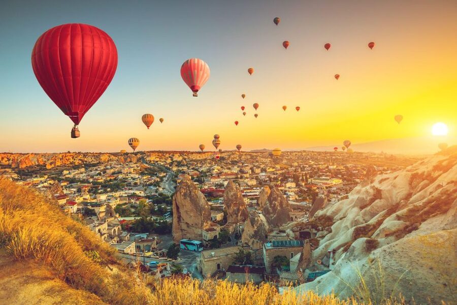 Cappadocia: Sunrise Hot Air Balloon Flight with Transfers - From hotel lobby to Göreme launch area