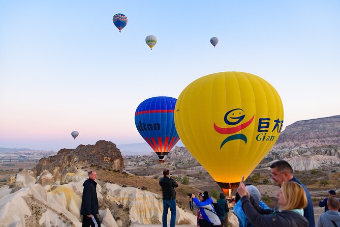 Cappadocia Sunrise Hot Air Balloon Watching Tour w/Transfer - Stop one: watching the balloons prepare for launch