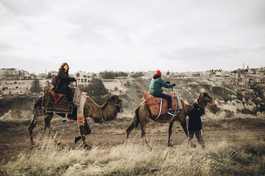Cappadocia: Sunset or Sunrise Scenic Camel Ride - The route toward Uçhisar Castle