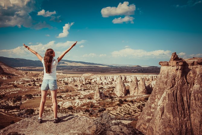 Cappadocia Tour - Uchisar Castle and Pigeon Valley finish with wide views