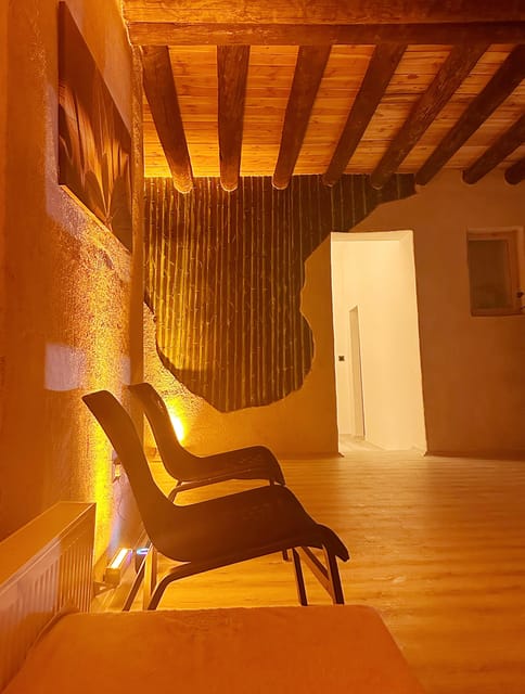 Cappadocia Turkish Bath/Hamam & Massage - The heated marble slab and full-body scrub