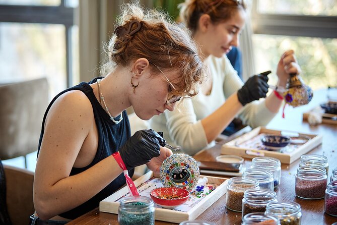 Cappadocia: Turkish Mosaic Lamp Workshop in Göreme - All Included - Choosing Your Pattern and Glass Colors