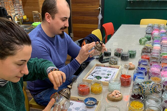Cappadocia: Turkish Mosaic Lamp Workshop in Göreme - All Included - Turkish Tea, Apple Tea, and the Social Side