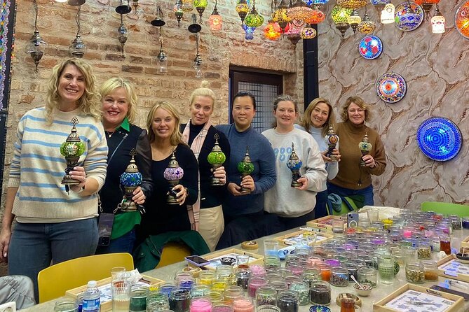 Cappadocia: Turkish Mosaic Lamp Workshop in Göreme - All Included - Building the Lamp Piece by Piece
