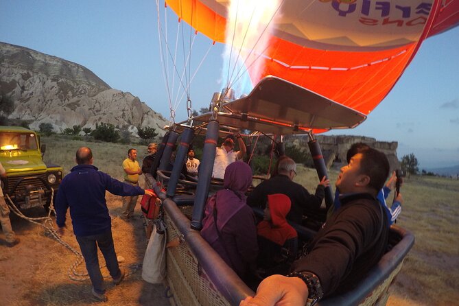 Cat Valley Ballon Tour In Cappadocia With Free Hotel Transfer - Sunrise above the cave dwellings