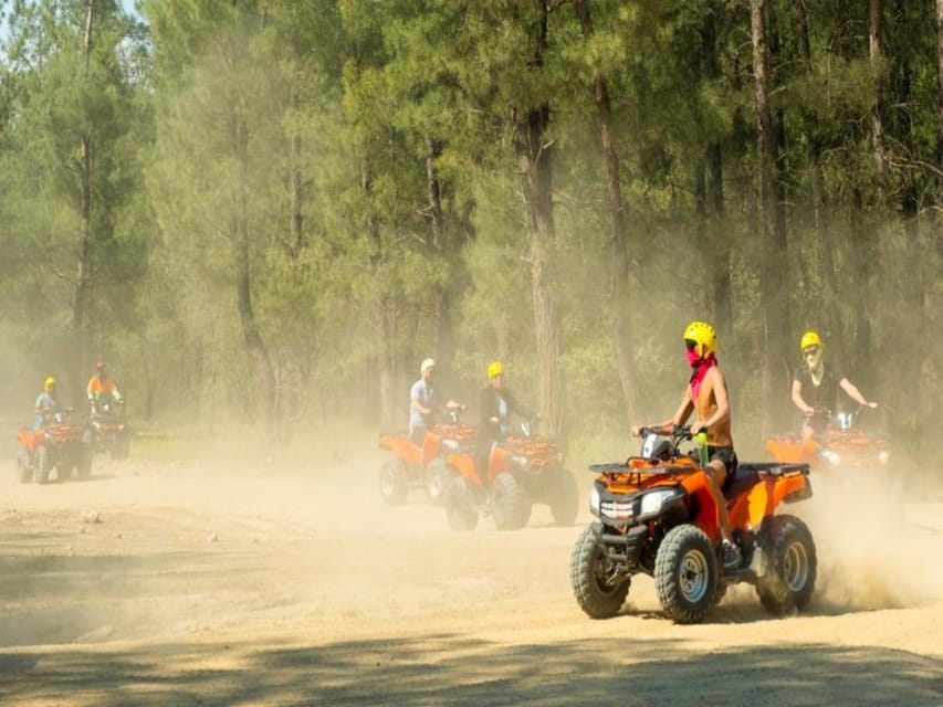 City of Belek/Side: Quad Safari Adventure + Transfer - The 15-minute swimming stop