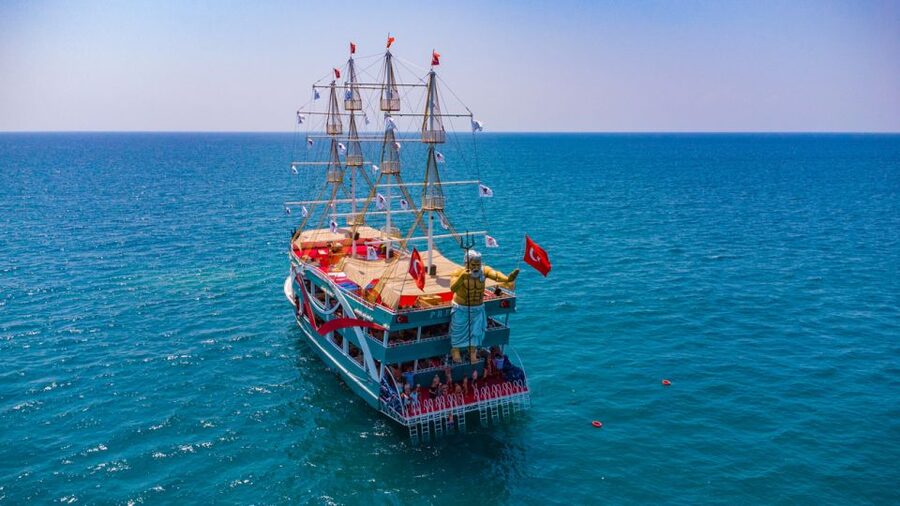 City of Side: All-Inclusive Boat Ride and Foam Party - From Side hotels to the Manavgat River
