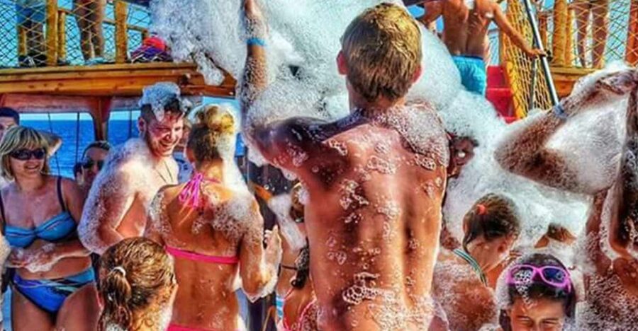City of Side: Dolphin Island Boat Tour with BBQ & Foam Party - Key points to know before booking