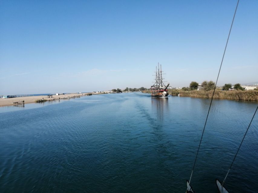City of Side: Dolphin Island Boat Tour with BBQ & Foam Party - The foam party and third swim stop near Karaburun Bay