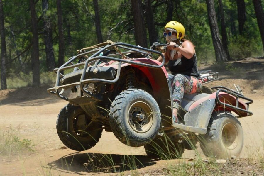 City of Side: Forest Quad-Bike Tour with Hotel Transfers - What the 70-minute ride feels like