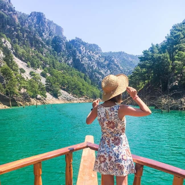 City of Side: Green Canyon Boat Trip w/Unlimited Soft Drinks - What the $21 price really includes