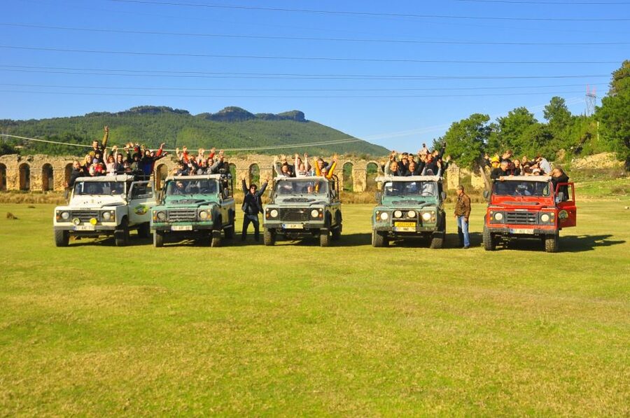 City of Side: Green Canyon Jeep Tour, Boat Trip & Waterfall - Practical packing advice for a wet, dusty day