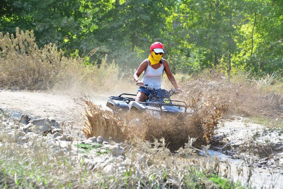 City of Side: Guided Quad Bike Riding Experience - Showers, photos, and the end of the outing