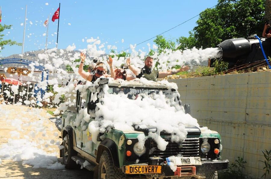 City of Side: Jeep Safari & Green Lake Boat Trip with Lunch - Manavgat Waterfall closes the day