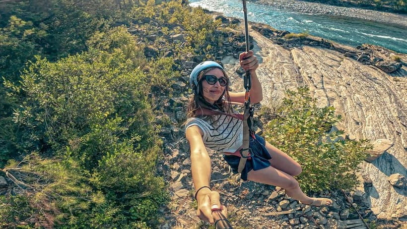 City of Side: Quad, Buggy, Rafting & Zipline Tour with Lunch - Rafting the cold, foamy river