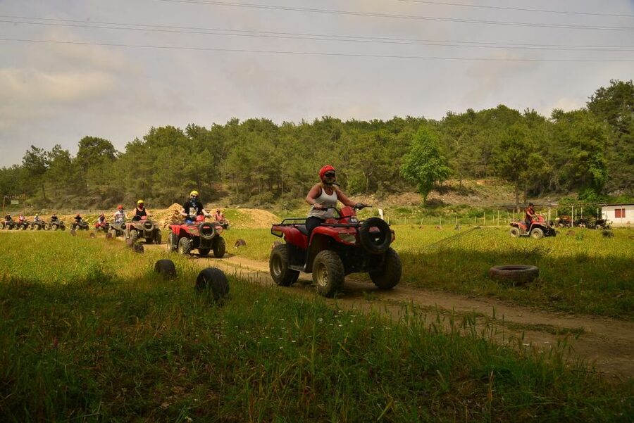 City of Side: Quad Safari Experience with Hotel Transfers - Leaving Side for the Taurus Mountains