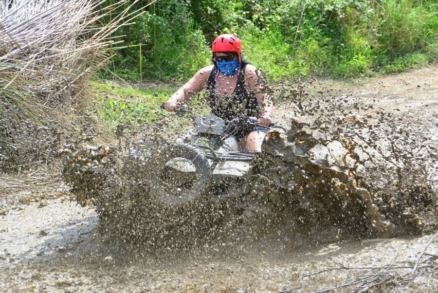 City of Side: Quad Safari Tour - The swimming break at Koprucay River