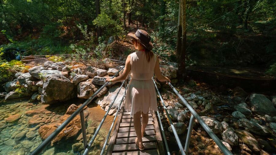 City of Side: Sapadere Canyon & Alanya Tour with Lunch - Walking the wooden paths at Sapadere Canyon