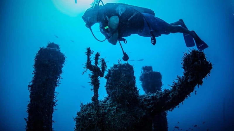 City of Side: Scuba Diving Underwater Museum with Pickup - A different location for the second session