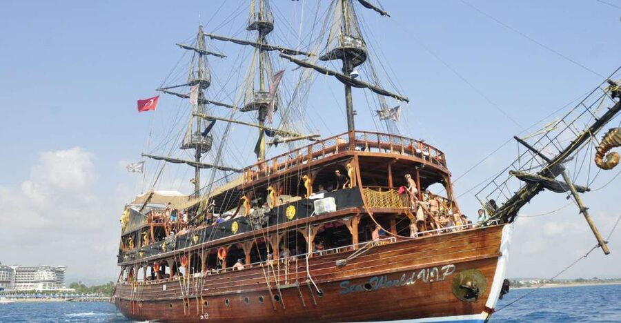 City of Side: Side & Caretta Bay Boat Trip w/ Lunch & Drinks - Hotel pickup makes this an easy Side excursion