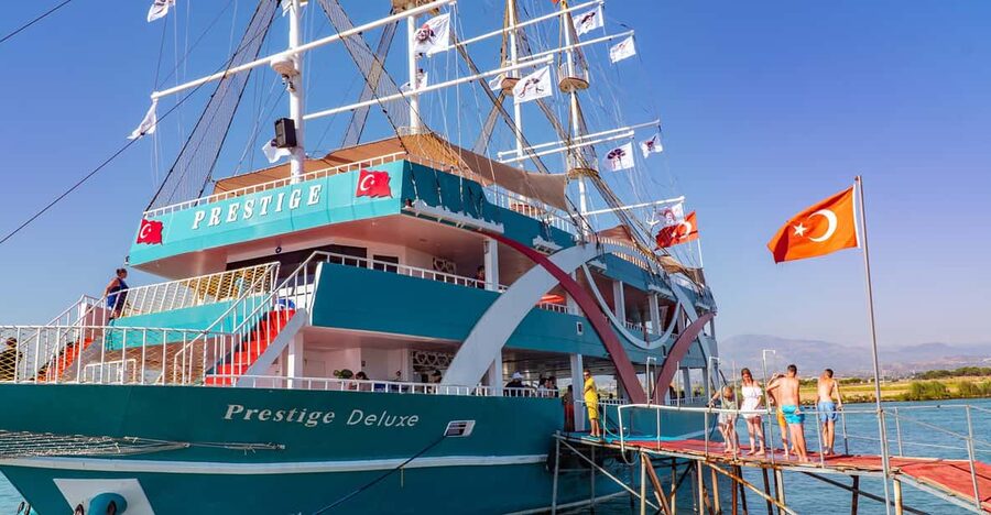 City of Side: Sightseeing Cruise w/ Swim Stops & Foam Party - Getting from Side hotels to the Manavgat River
