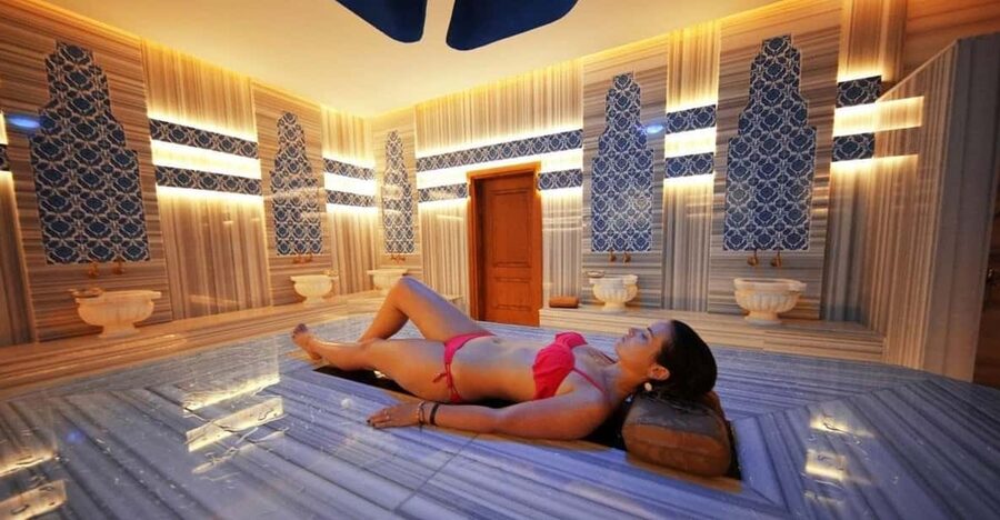 City of Side: Turkish Bath, Massage and Sauna with Transfer - The peeling is the most distinctive step