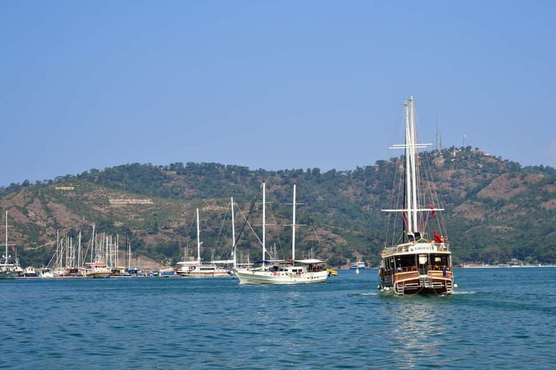 Fethiye: Island Sailing Trip with Lunch and Hotel Pickup - Flat Island and the first swim in dark blue water