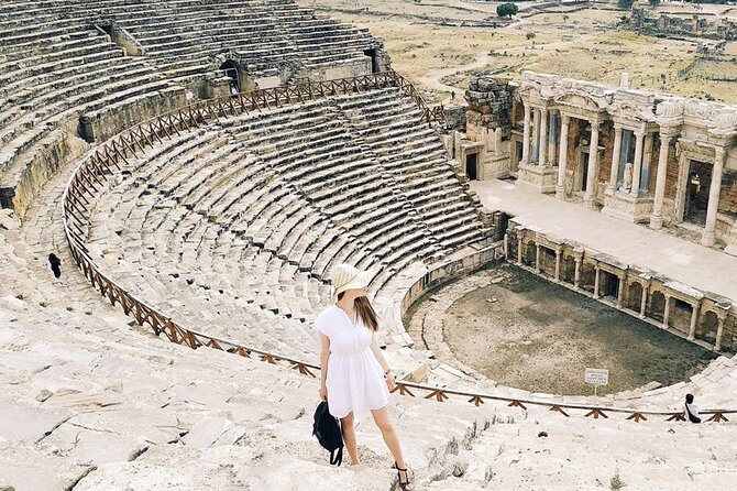 Fethiye Pamukkale Hierapolis Day Tour w/ Meals & Hotel Pickup - Pamukkale’s White Travertines