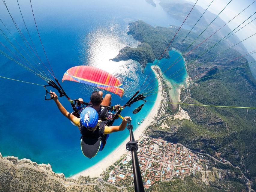 Fethiye: Tandem Paragliding Experience w/Hotel Pickup - The view over the Blue Lagoon and Fethiye