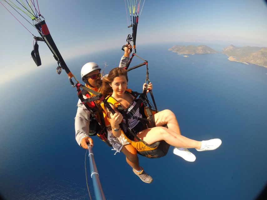 Fethiye: Tandem Paragliding Experience w/Hotel Pickup - Landing on the beach