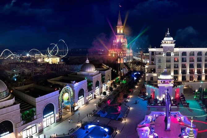 Free Night Show & Roundtrip Transfer Land of Legends Tour - Shopping streets, restaurants, and the cost of refreshments