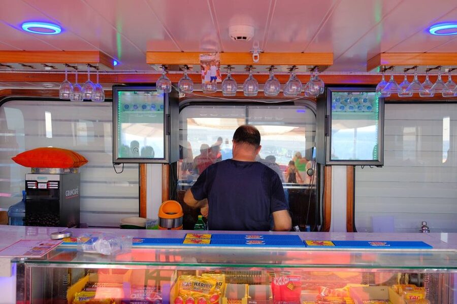From Alanya: Boat Tour with Unlimited Soft Drinks and Lunch - Ulas Beach and the included buffet lunch