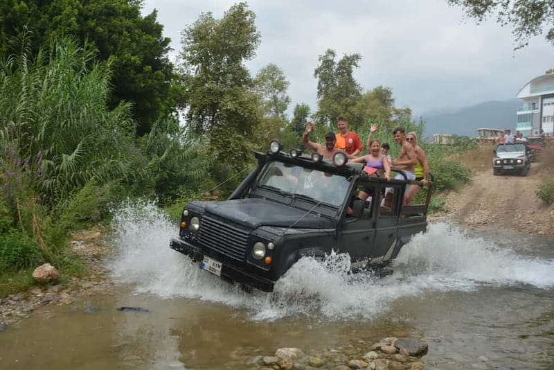 From Alanya: Jeep Safari with Lunch, Dim River & Cave - The open-jeep ride into the Taurus Mountains