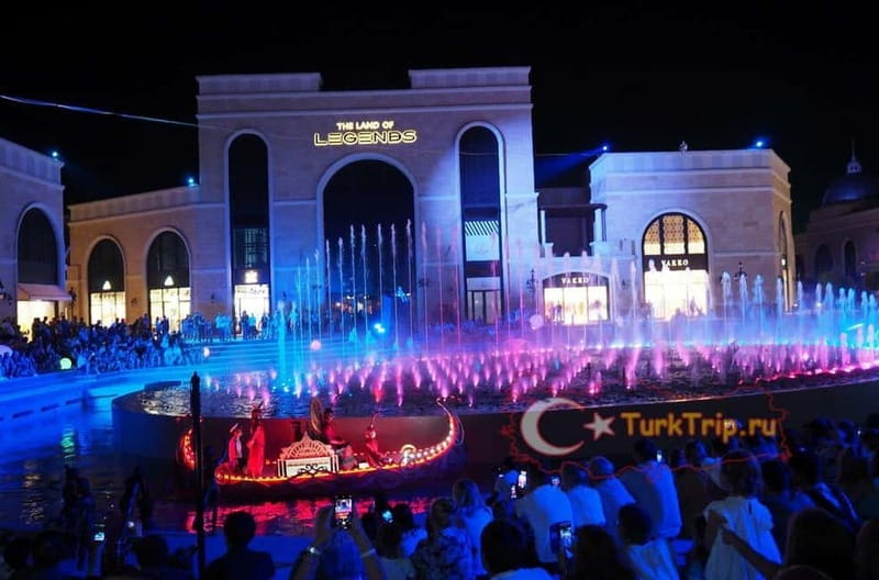 From Alanya, Side, Antalya: The Land of Legends Night Show - Key points to know before you book