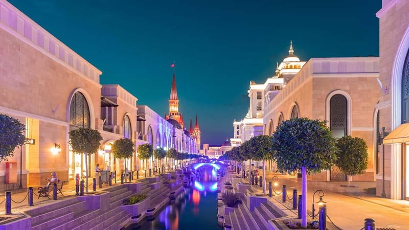 From Alanya, Side, Antalya: The Land of Legends Night Show - The Boat Parade is the main event