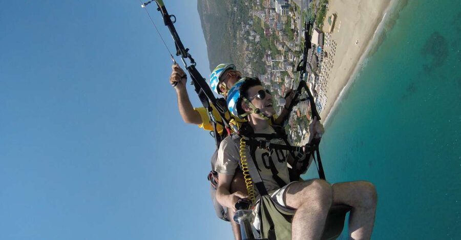 From Alanya: Tandem Paragliding With Transfer and Insurance - From the Alanya shop to the mountain launch area