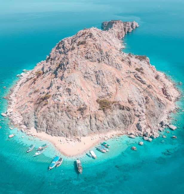 From Antalya/Kemer: Suluada Island Boat Trip with Sunset - Suluada beaches, caves, and ancient remains