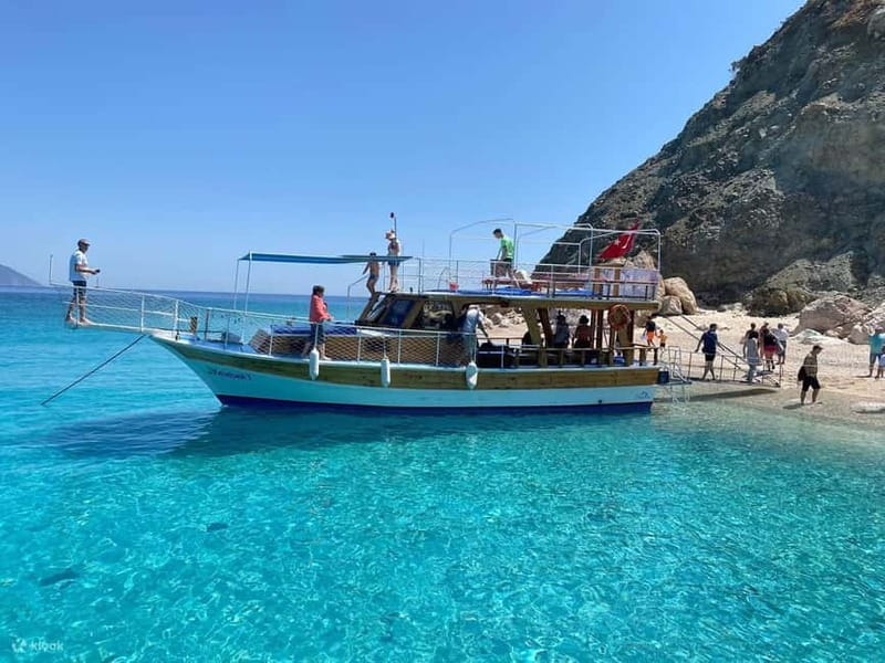 From Antalya/Kemer: Suluada Island Boat Trip with Sunset - What lunch is really like onboard