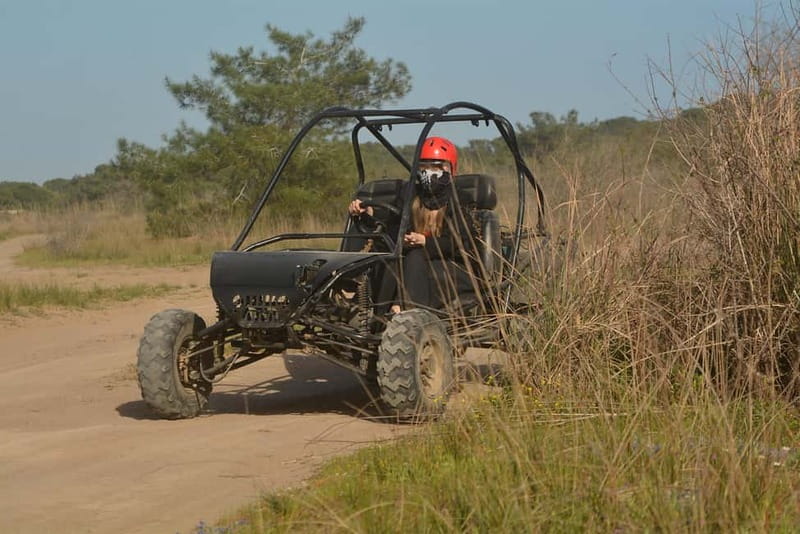 From Antalya:Near City Center Desert Buggy Safari - The safety briefing and first minutes on the quad