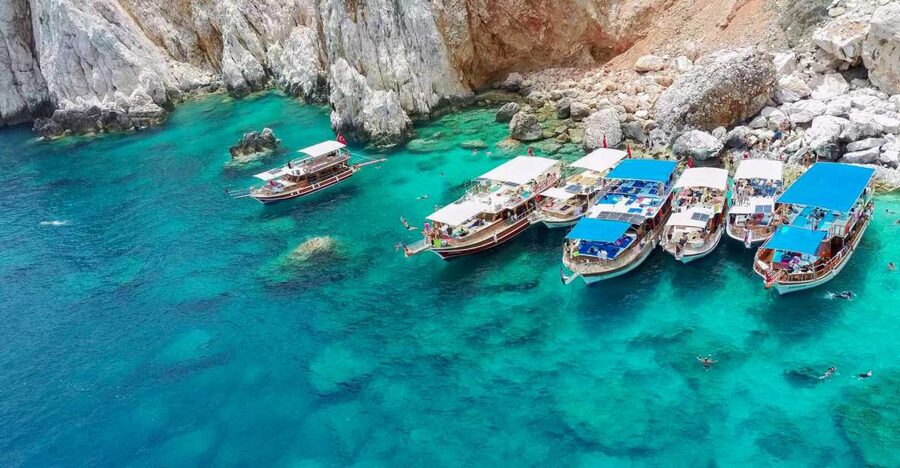 From Antalya or Kemer: Suluada Island Boat Trip with Lunch - Suluada’s western coast and the Turkish Maldives