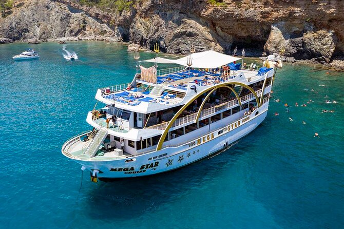 From Antalya To Kemer Mega Star Boat Trip w/Free Transfer - Transfers, timing, and the large group