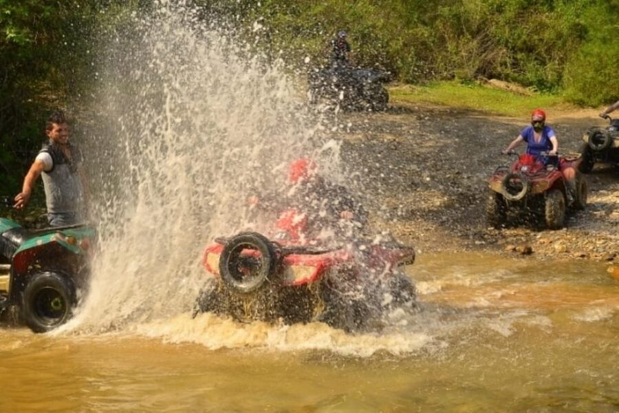 From Belek, Antalya Thrilling Quad Safari Adventure - The main ride: dust, mud, and steady group rules