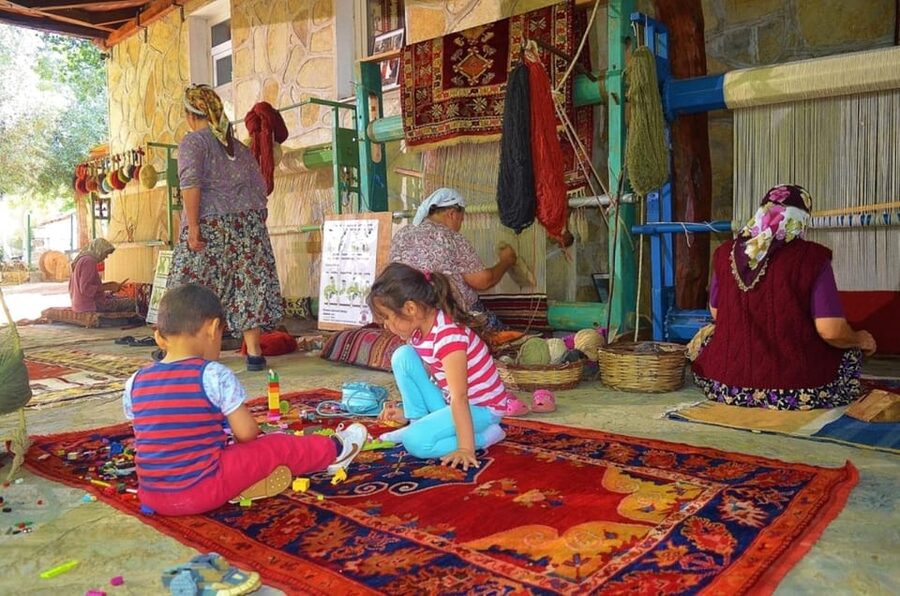 From Bodrum: Private Village Tour with Lunch and Transfers - Seeing carpet and kilim weaving step by step