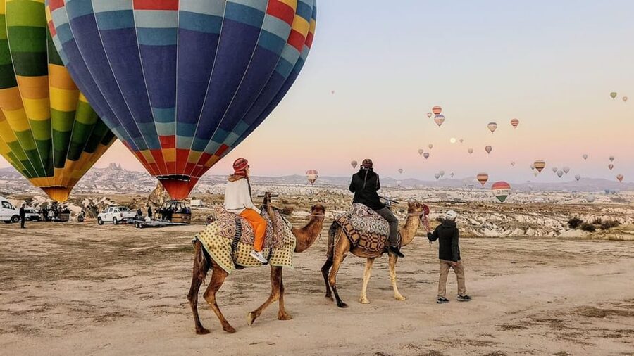 From Cappadocia: Sunrise or Sunset Camel Riding Day Trip - Red Valley, Rose Valley, and Pigeon Valley views