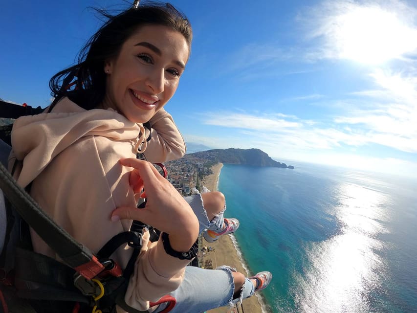 From City of Side: Alanya Tandem Paragliding w/ Beach Visit - What the $94 Price Really Covers