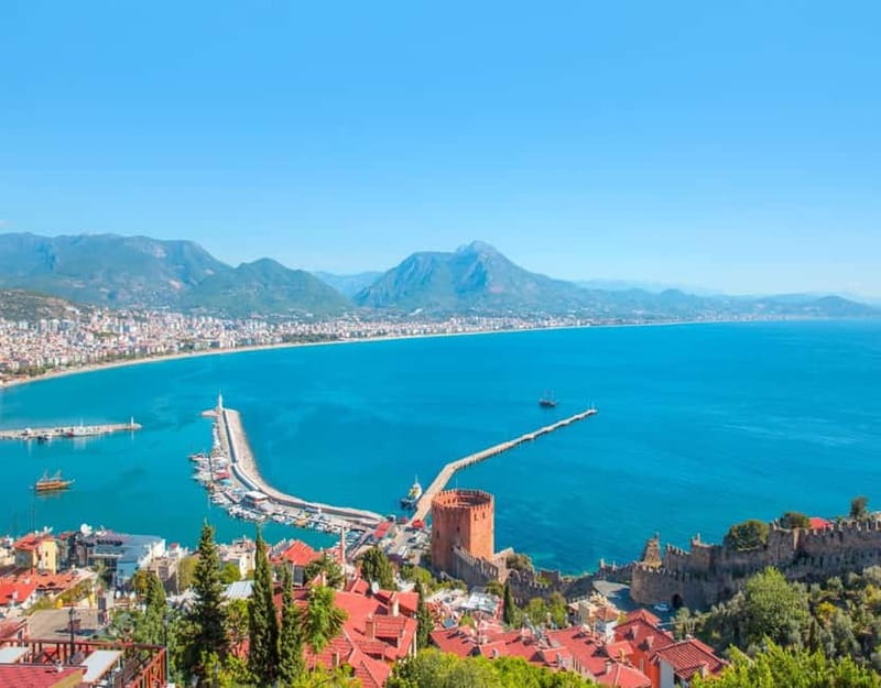 From City of Side: Alanya Tour with Lunch, Boat & Cable Car - Cleopatra Beach and Damlataş Cave
